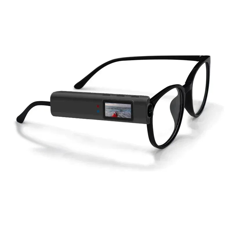 Mini 4K FPV Eyeglasses Video Shooting Micro-camera HD WiFi Intelligent Headset Glasses Video&Sound Recording WiFi APP