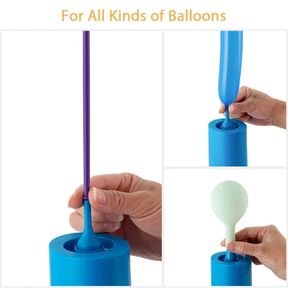 Balloon Pump Electric Air Pump Portable Balloon Inflators Machine with 2pcs Nozzles for Christmas Birthday Party Decoration