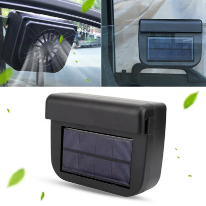 Car Air Vent Fan Car Cooling Fan Car Ventilation Fan Solar Power Car Auto Air Vent Cooling Ventilation System Heater Exhaust Fan