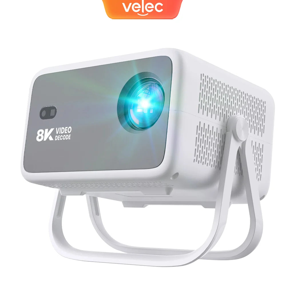 Velec 8K Video Decode Projector TP350 650 ANSI 1080P Auto Focus Android 14 H726 Portable Outdoor Smart Home Theater Projectors