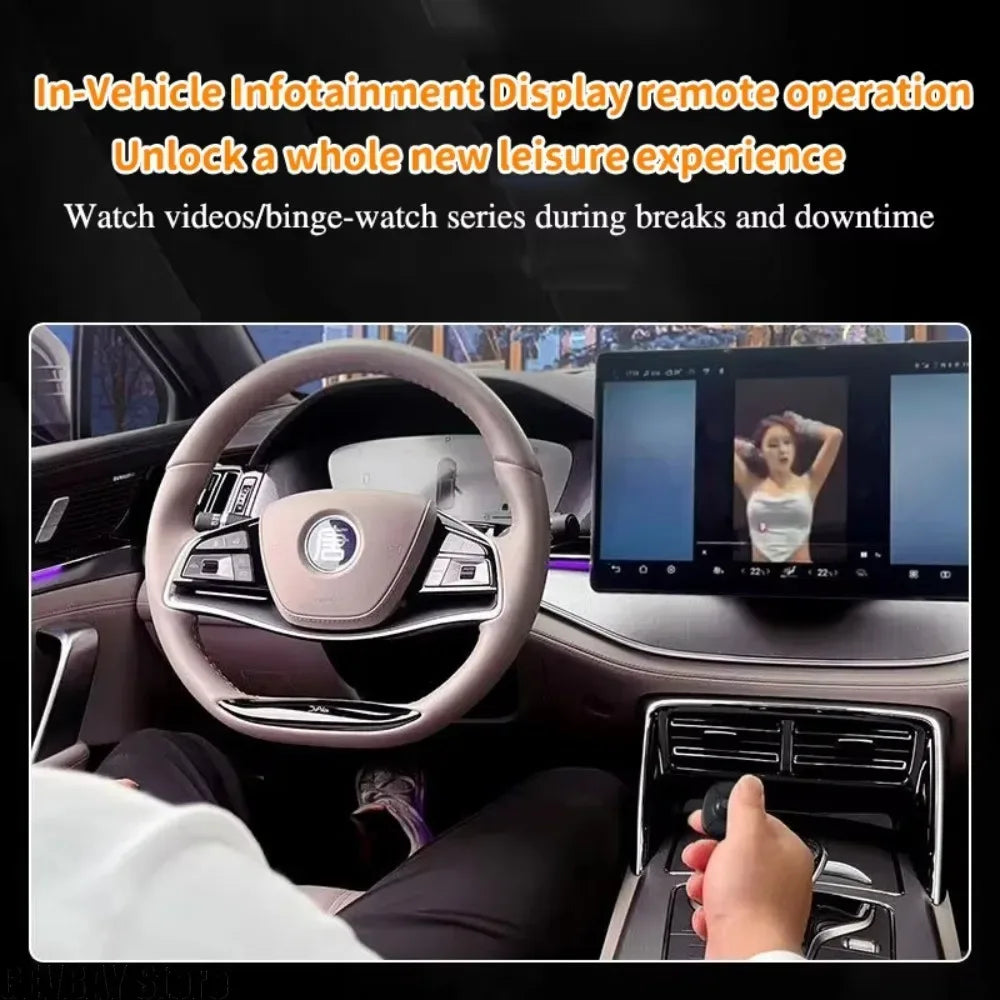 NEW Trackball Finger Ring Mouse 2.4G+Bluetooth Wireless Remote Control Mice for Short Video/PPT Speech/In-Vehicle Display Screen