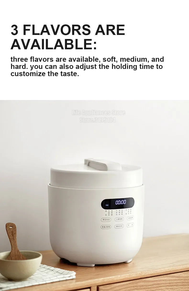 Olayks Electric Pressure Cooker 5L Non-Stick Liner 70KPa Multi Rice Cooker For 5-6 Person Home Appliances OLK-50D1