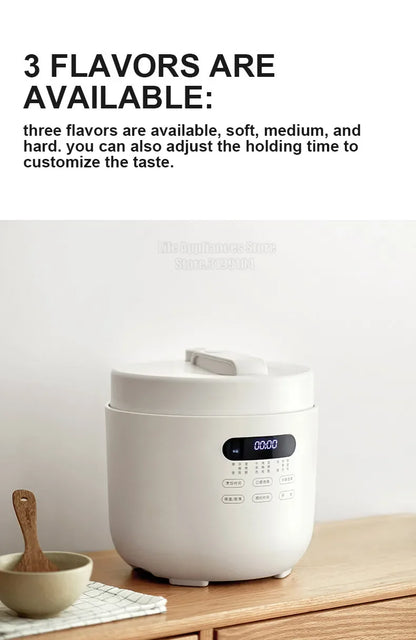 Olayks Electric Pressure Cooker 5L Non-Stick Liner 70KPa Multi Rice Cooker For 5-6 Person Home Appliances OLK-50D1