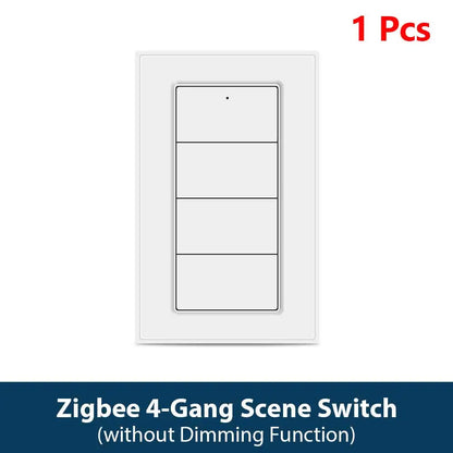 Zemismart Zigbee Wireless Switch,US Standard Scene Controller, Work with Tuya,Home Assistant, Homey, Hubitat,Smartthings