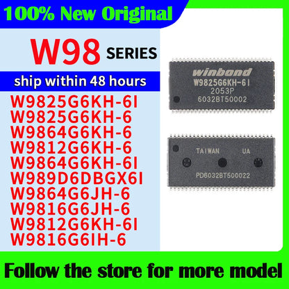 W9825G6KH-6I W9825G6KH-6 W9864G6KH-6 W9812G6KH-6 W9864G6KH-6I W989D6DBGX6I W9864G6JH-6 W9816G6JH-6 W9812G6KH-6I W9816G6IH-6