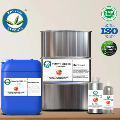 Cold Pressed 1 KG Tomato Seed(Solanum Lycopersicum) Carrier Oil 100% Natural Haircare Products- By Katyani Exports Bulk Supplier