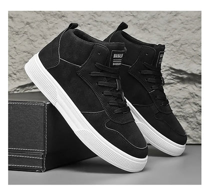 Brand Men's Vulcanzed Shoes Platform High Top Man Sneakers Lightweight Male Running Shoes Breathable Comfort Casual Sport Shoes