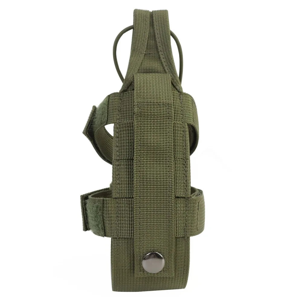 Portable Water Bottle Bag Universal Outdoor Adjustable Water Bottle Holder Durable Fabric Backpack Accessory For Camping Hiking