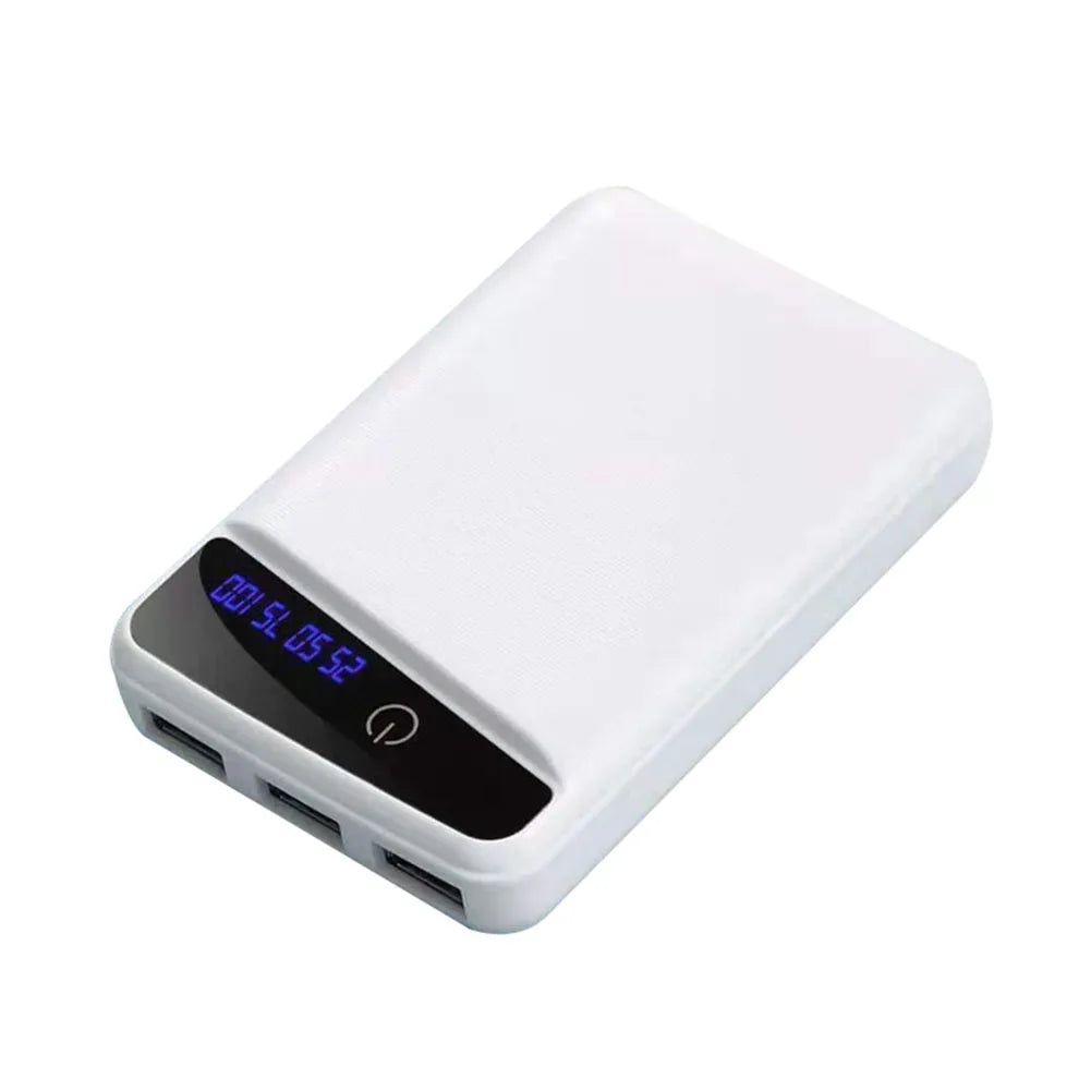 DIY Power Bank Box Rechargeable Flat Head Battery Charger Outer Case for Mobile Phone Tablet