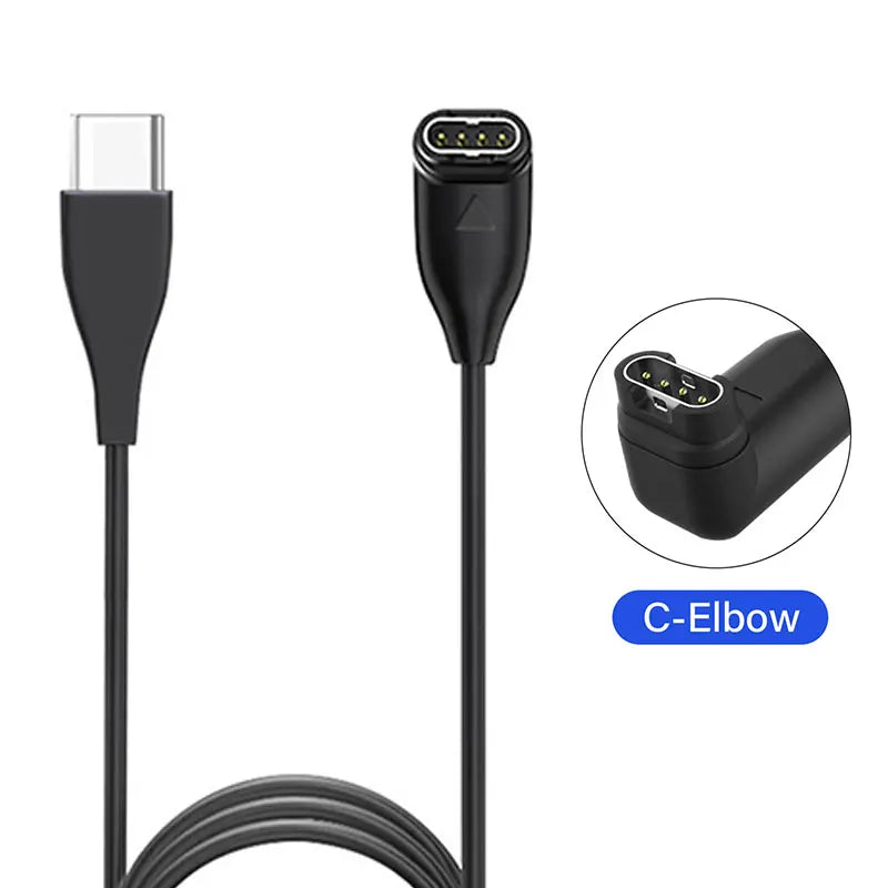 Charger for Garmin Forerunner 45 55 245 255 265 745 945 955 965,Vivoactive 3 4S, Venu 2 Plus,Fenix 8 7 7S 7X 6 5 Charging Cable
