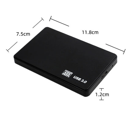 USB 3.0 HDD Enclosure 2.5" SATA HDD SSD External Hard Drive Case 5Gbps High Speed External Hard Drive Disk Box for PC Laptop PS5