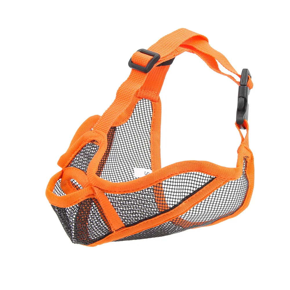 Summer French Bulldog Short Nosed Adjust Pet Muzzle for Dogs Face Shield Pug Mascotas Accessories Prevent Accidental Ingestion