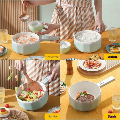 1.5L Rice Cooker Multi Cooker Non-Stick MultiCooker Steamed Rice hot Pot Electric Cookers Single Double Layer kitchen Home