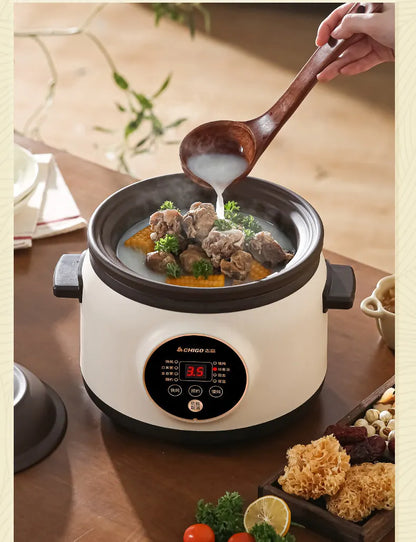 Electric slow cooker for baby food, ceramic household fully automatic stew pot, soup pot, electric slow cooker, porridge cooker