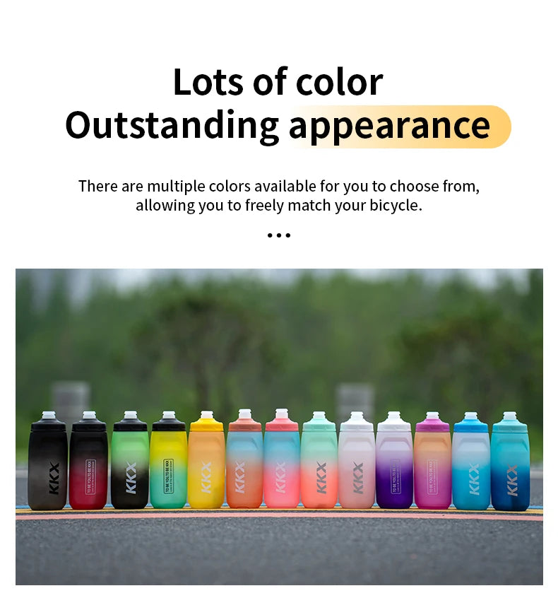 KKX Outdoor Sports Bottle 620ml/750ml Bicycle Bottle MTB Road Gravel Bike Water Bottle  PP5 Portable Large Capacity Drink Kettle