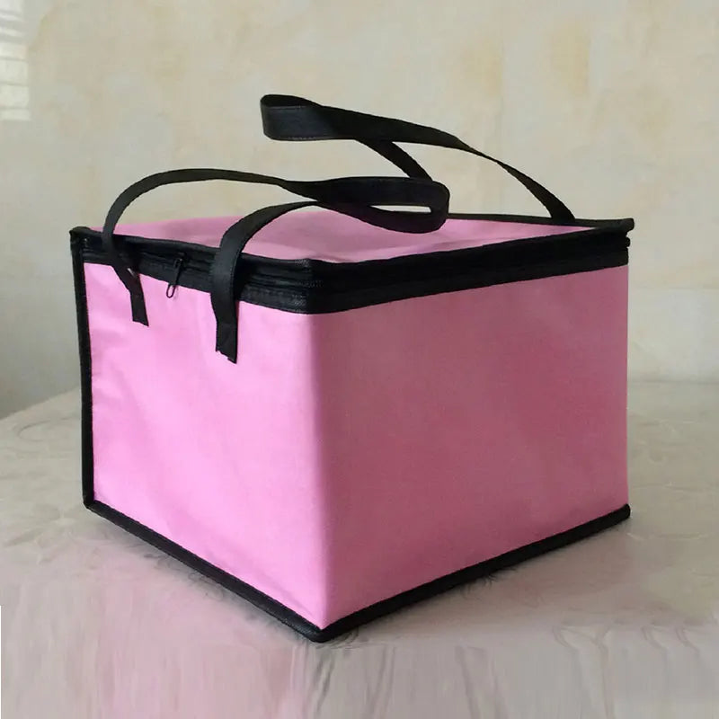 High-capacity Non-Woven Thermal Lunch Bag Insulation Food Package Portable Camping Picnic Pack Bags Cooler Drink Carrier