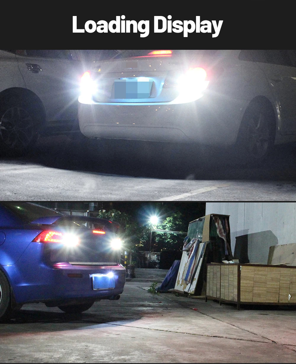 2pcs For Nissan Patrol Y61 Y62 1997-2019 LED Reverse Light Backup Lamp 2011 2012 2014 2015 2016 2017 2018 Canbus Accessories
