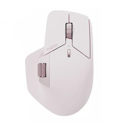 Rapoo MT760 Rechargeable Multi-mode Wireless Mouse Ergonomic 3200 DPI Easy-Switch Up to 4 Devices Bluetooth Mouse Office Mice