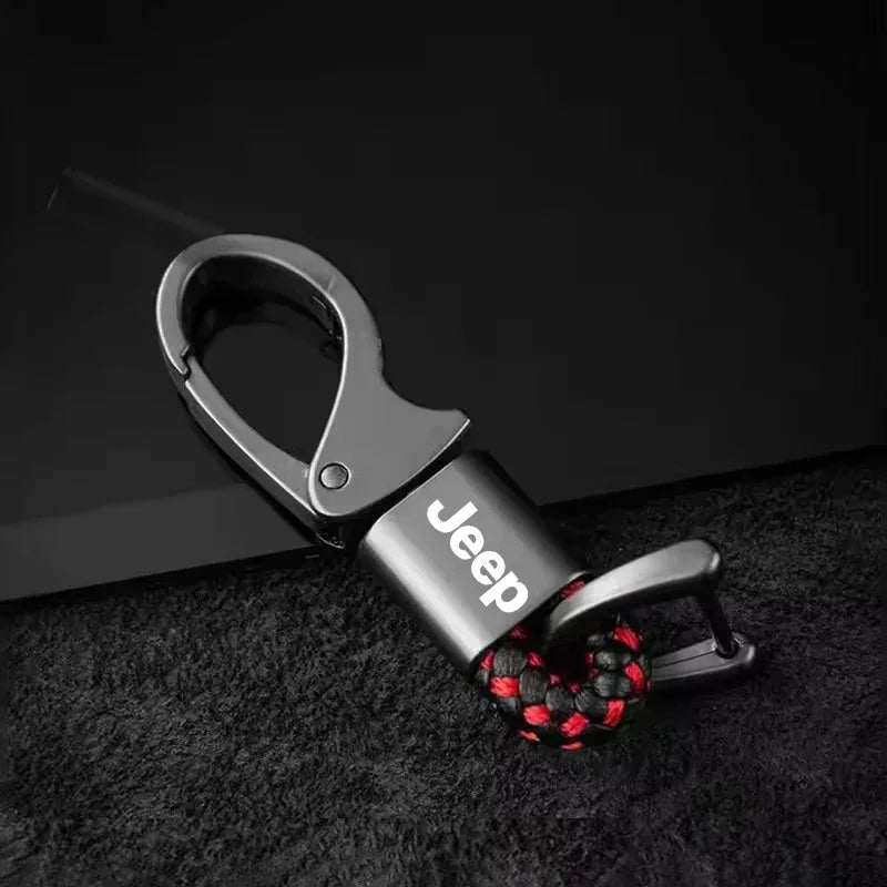 Car Keychain Auto Keyring Accessories For Jeep Renegade Compass Grand Cherokee Wrangler jk Gladiator Patriot