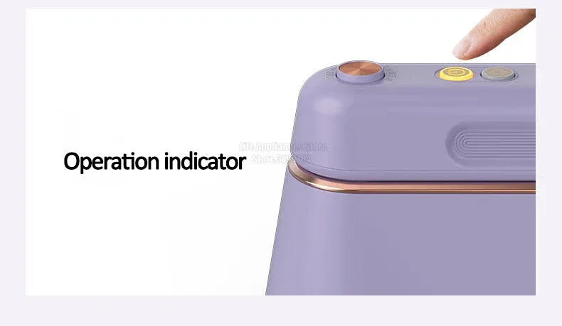 DAEWOO Portable Steam Iron Mini Electric Garment Steamer Clothes Hanging Machine For Travel Business Trip HI-029