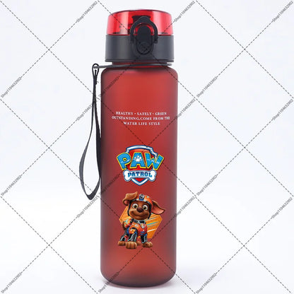 Paw Patrol 650ML Water Bottles Cartoon Anime Pattern Printed Sports Bottle Women Men Outdoor Fashion Cup Birthday Party Gifts