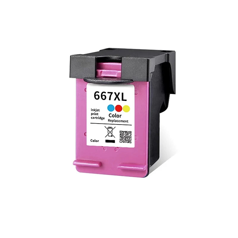 667XL Ink Cartridges For HP 667 HP667 XL Replacement Compatible Deskjet 1275 2374 2375 2376 2775 2776 6475 Printer