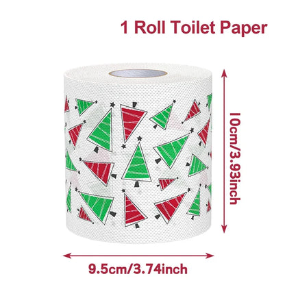 Merry Christmas Toilet Roll Paper Home Santa Claus Bath Toilet Roll Paper Christmas Supplies Xmas Tissue Roll Home New Year