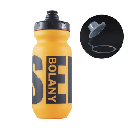 BOLANY 610ML Cycling Bike Water Bottle Bicycle Portable Kettle with Cover Matte Plastic Sports Bottle Outdoor Supplies