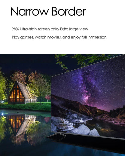 【Hot】55inch Android WebOs Smart TV Television 55 65 75 85 Inch Full Screen 4K UHD LED TV