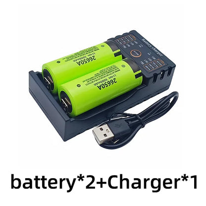 100% brand new,original,high-quality,true capacity 26650A 5000mAh 3.7V lithium-ion rechargeable battery 26650 flashlight