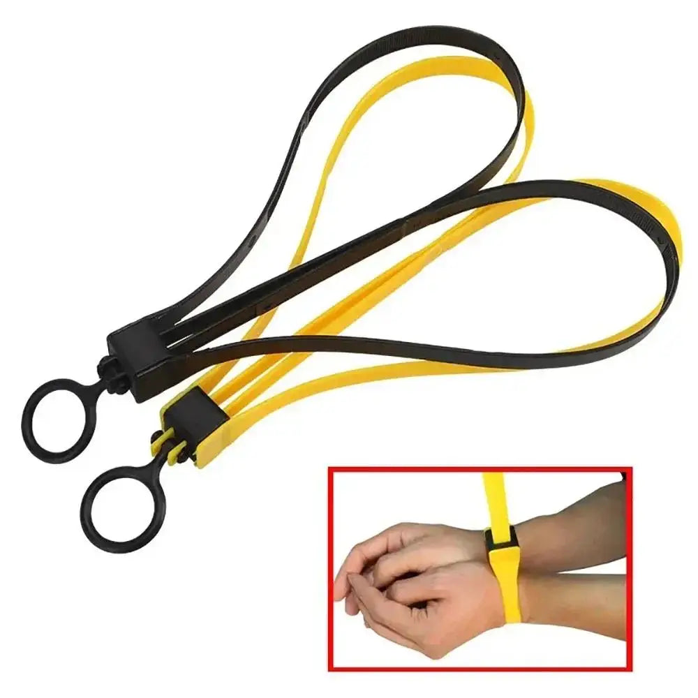 New Plastic Cable Tie Strap Military Handcuffs War Battle Agent Police CS TMC Gear Hunting Disposable Cable Tie Cosplay Liy