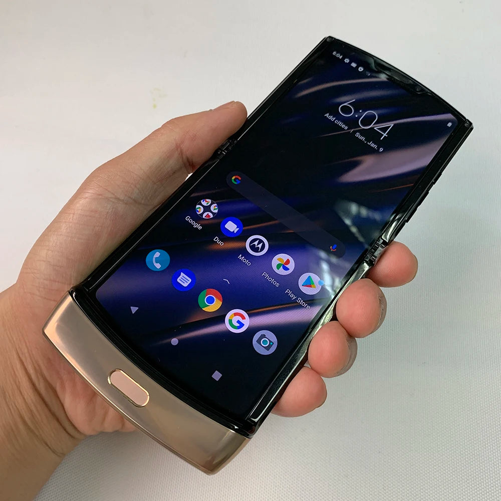 Motorola Razr 2019 XT2000 4G LTE SmartPhone NFC 6GB+128GB eSIM 16MP+5MP P-OLED 6.2'' Snapdragon 710 Octa-Core Android CellPhone