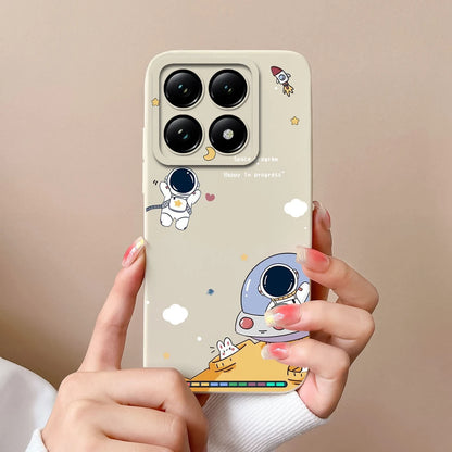 For Xiaomi 14T 14T Pro Cases Cartoon Astronaut Protective Durable Fashion Simplicity Soft Phone Cover For Xiaomi14T 14TPro Coque