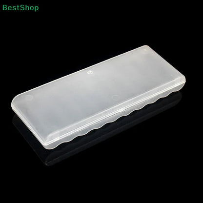 ♥10 Slots Transparent Plastic Battery Storage Box Hard Container Holder Case For AAA/AA Battery Organizer Accessories