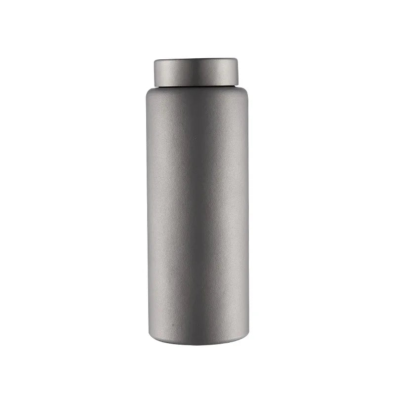 750ml Business Thermos Cup With Tea Separator,Double Layer Pure Titanium Vacuum Flasks,High-end Drinkware,Portable Water Bottle