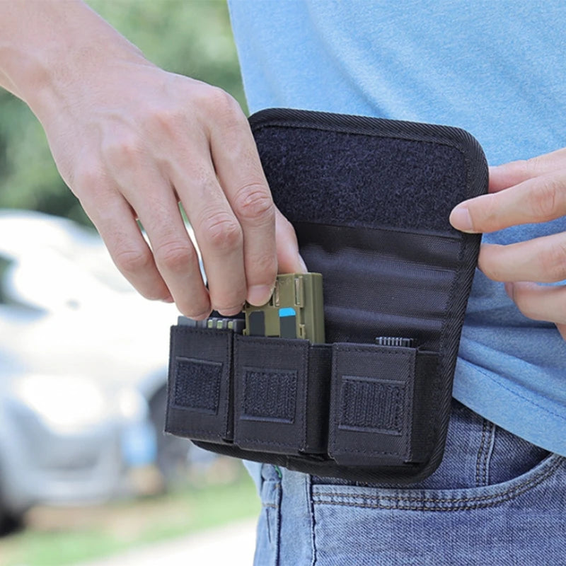 Camera Battery for Case with Card Holder for lp-e6/ en-el15/ np-fw50/ np-f550/ AA Battery and Memory Card