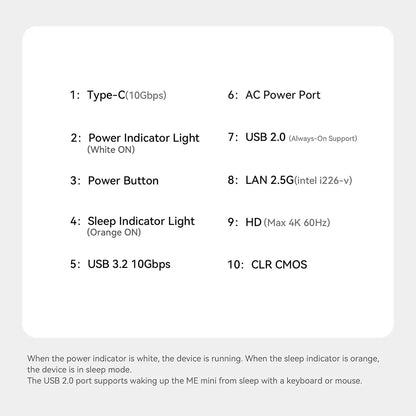 Beelink ME Mini ME Pro Intel Twin Lake N150 LPDDR5 4800MHz 16GB RAM 1T SSD WiFi6 4K Dual Lan Home Network Storage NAS Mini Host