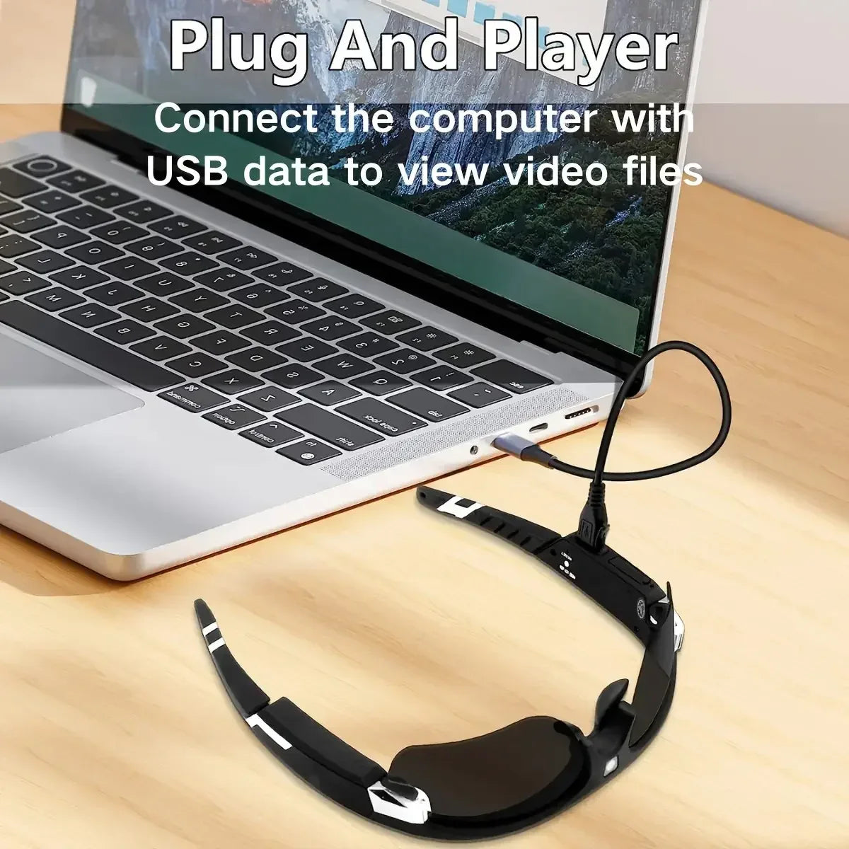 Outdoor FPV Camera Sunglasses Action Smart Glasses 1080P POV Mini for Vlogging Sport Eyewear FHD Video Sports Cycling Eyeglasses