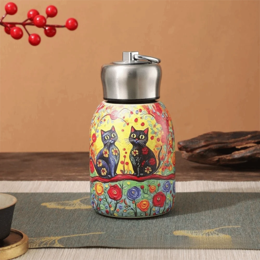 Creative Gift 316 Stainless Steel Insulated Cup 300ml Leak Proof Coffee Mug Durable Portable Water Bottle Outdoor Hiking