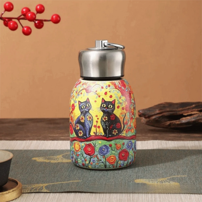 Creative Gift 316 Stainless Steel Insulated Cup 300ml Leak Proof Coffee Mug Durable Portable Water Bottle Outdoor Hiking