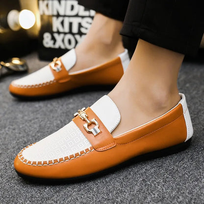 2026 Spring Autumn New Men's Sports Shoes Fashion anti-slip sneakers Casual PU Leather Business Shoes Versatile Work Shoes