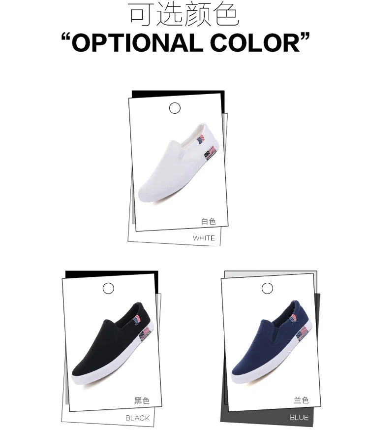 Men Casual Shoes Canvas Luxury 2025 Mens Loafers Breathable Slip on FlatsMale Vulcanized Shoes White Driving Shoes Plus Size 47