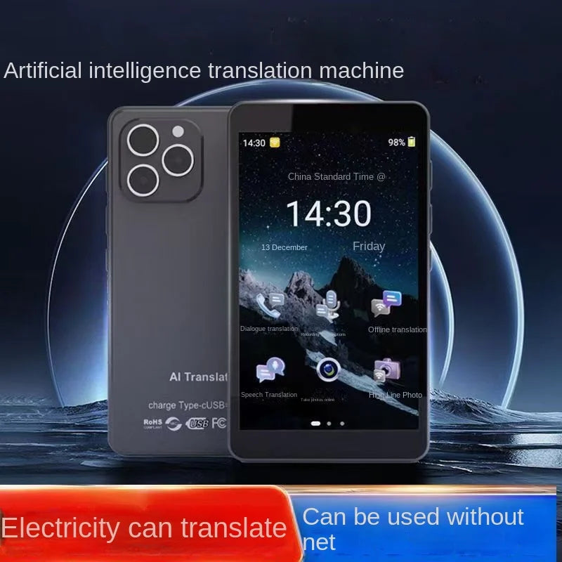 Portable T22 Smart Translator 142 In Real-time Online Languages Translation ChatGPT Voice Photo Intelligent Translate Device