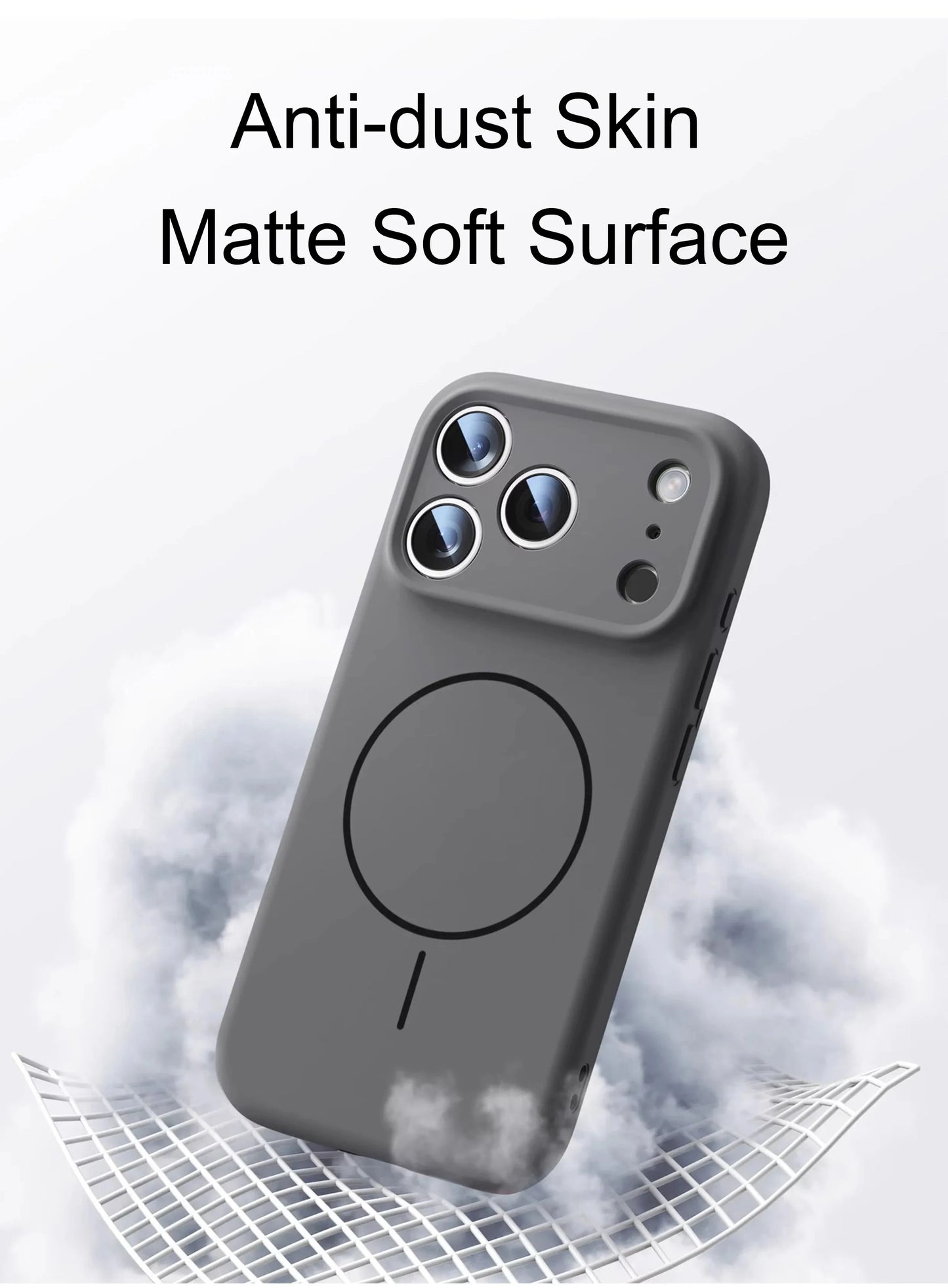 Magnetic Original Liquid Silicone For Magsafe Phone Case For iPhone 17 16 15 14 13 12 Pro Max 16 Plus 17Air Skin Feel Soft Cover