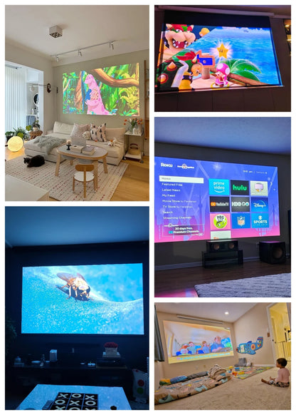 4200 ANSI 4K UHD Projector Smart Android 14 Google TV Video Beamer 2.4G+5G WiFi6 TOF Auto Focus Dual Speaker Home Theater 2026