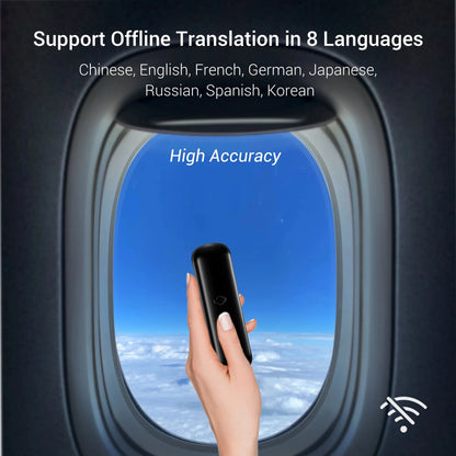 Voice Translate 144 Language APP Bluetooth Multi Languages Instant Translated Wireless Real Time Translator for Traveling Learn
