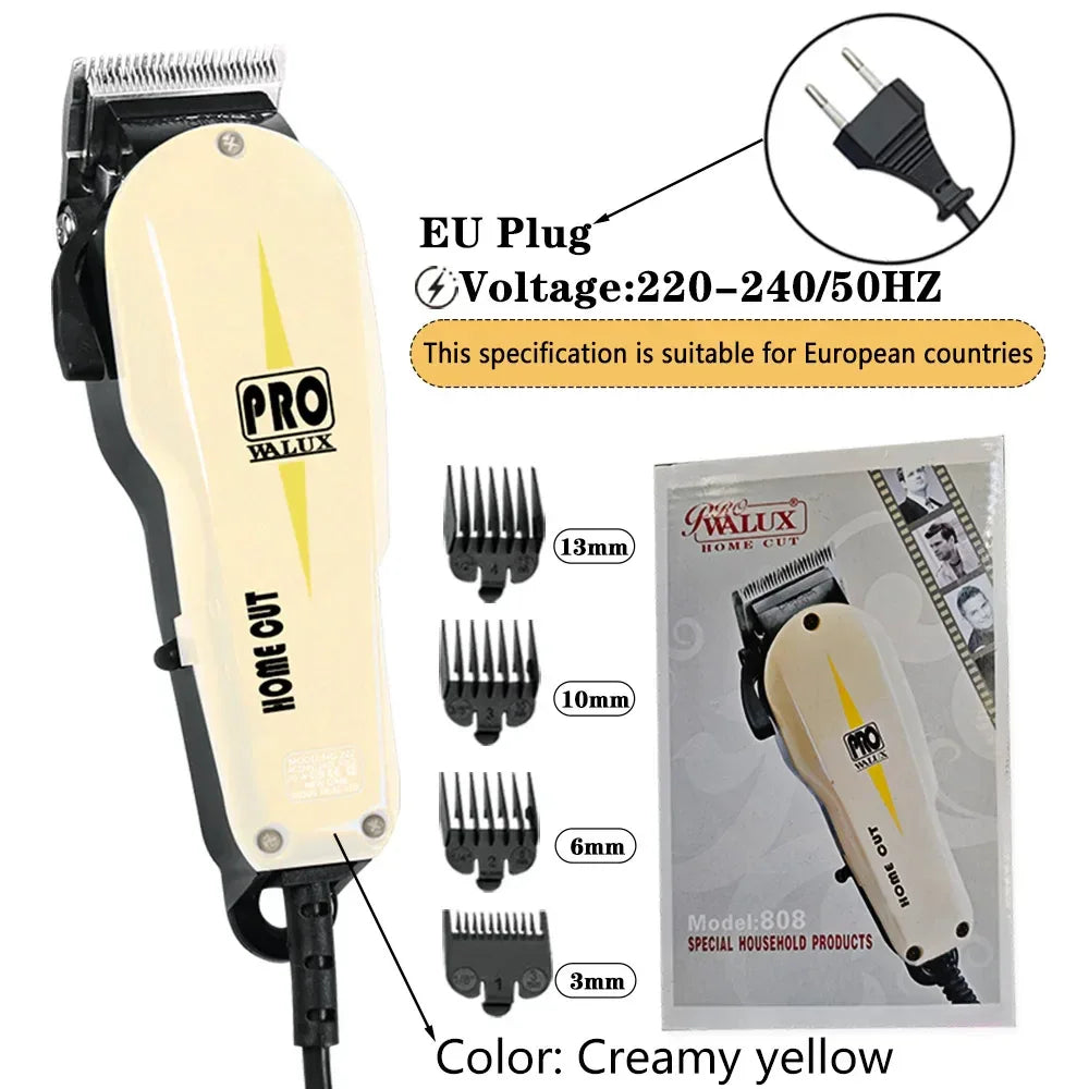 Adjustable Professional Corded Hair Clipper  Hair Trimmer For Men 10W Electric Powerful Barber Shop Haircut Machine Tapering