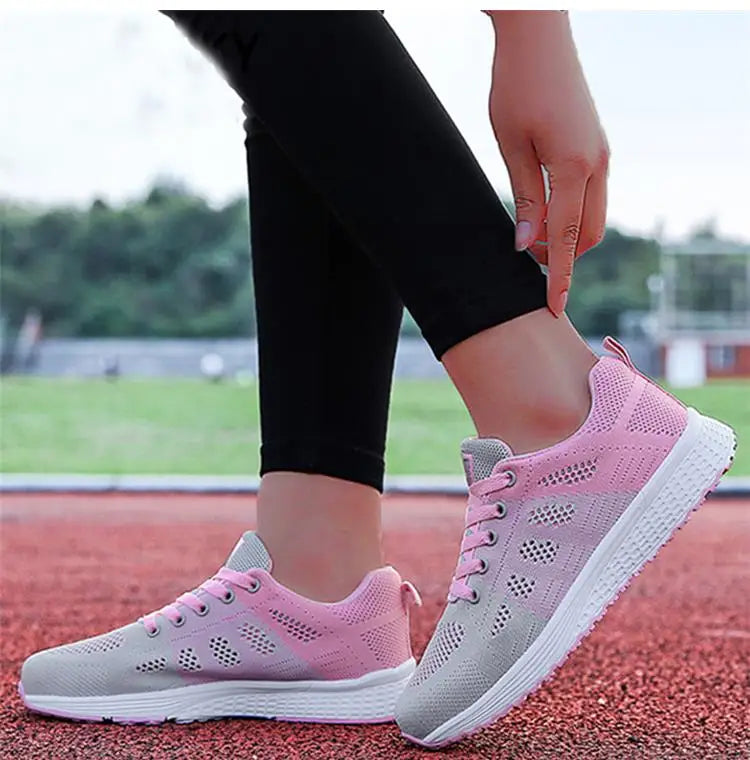 Women Sneaker Shoes Fashion Lace Up Women Sport Sneaker Plus Size Women's Sports Shoes Elegant Footwear Shoes For Ladies