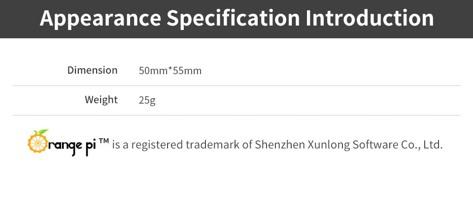 Orange Pi Zero3 1GB LPDDR4 RAM Allwinner H618 Developmetn Board SBC