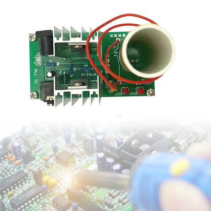DIY Mini for Tesla Coil Kit Mini Music for Tesla Coil Plasma Speaker High Temperature High Pressure Plasma 15W DC 15-24V 2A